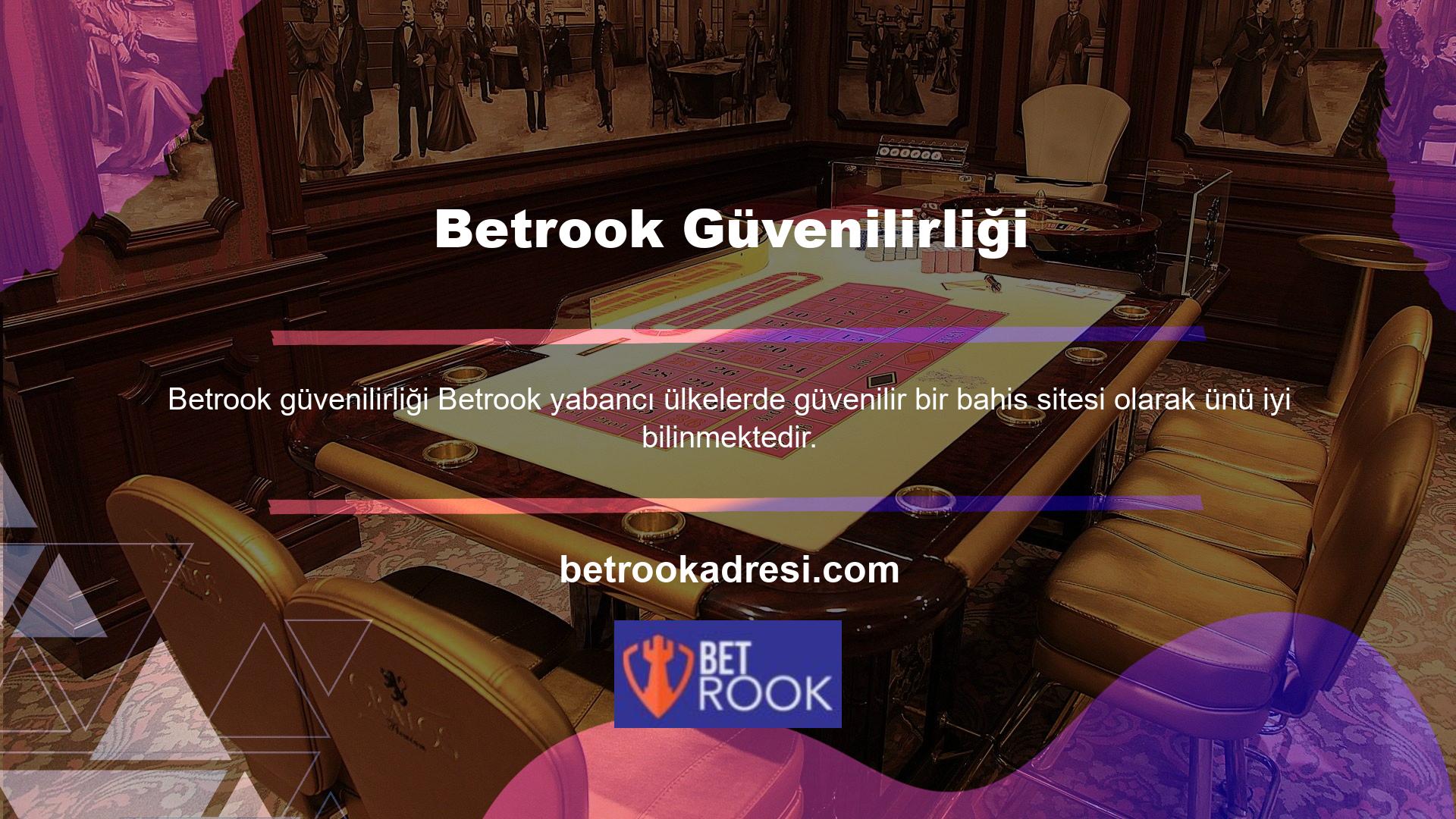 Betrook limited'in bu açıklamanın yapılmasının birçok sebebinden ilki olduğu kesindir Türkiye'deki en iyi yabancı bahis sitesi şüphesiz Betrook olacaktır çünkü en kaliteli hizmeti sunmaktadırlar